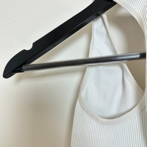 FREE PEOPLE Movement Free Throw Crop Top in White Size X-Small - Picture 8 of 8